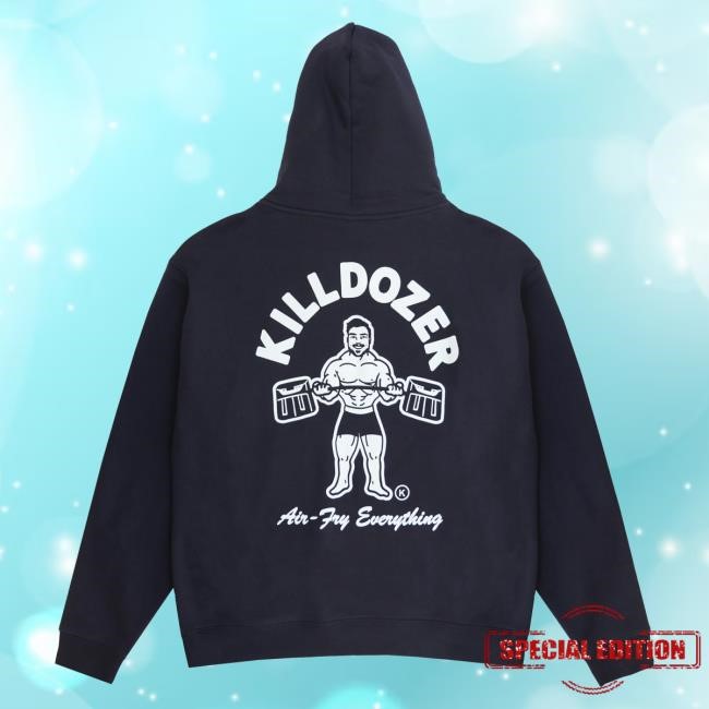 Official Killdozer Merch Killdozer Hoodie - Ink Blue Marvin Heemeyer