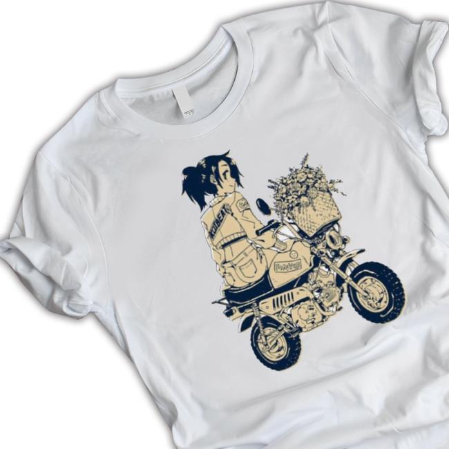 Official Flower And Bike T- shirt