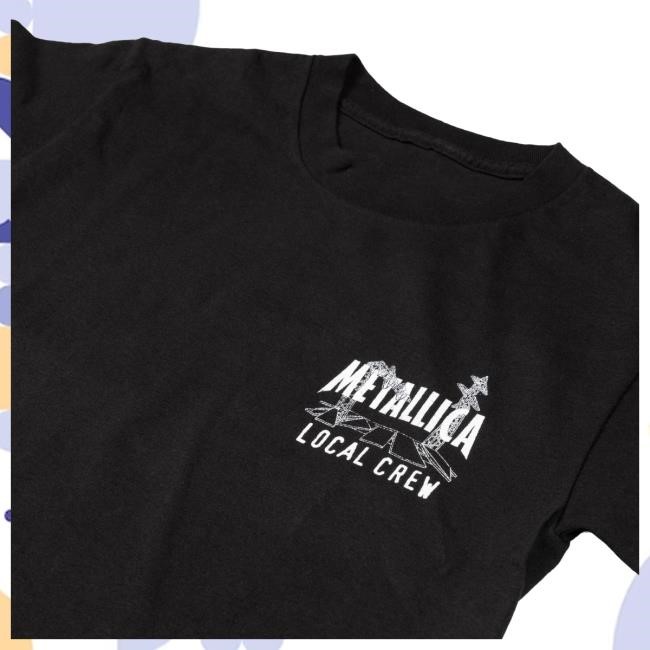 Official Metallica Merch Store Load Stage Local Crew Tshirt