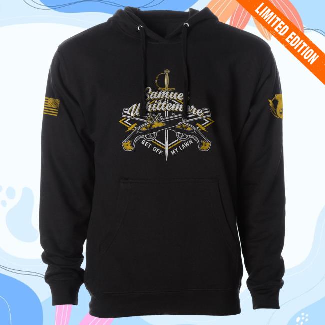 Official The Fat Electrician Merch Bunker Branding Get Off My Lawn Popover Hoodie