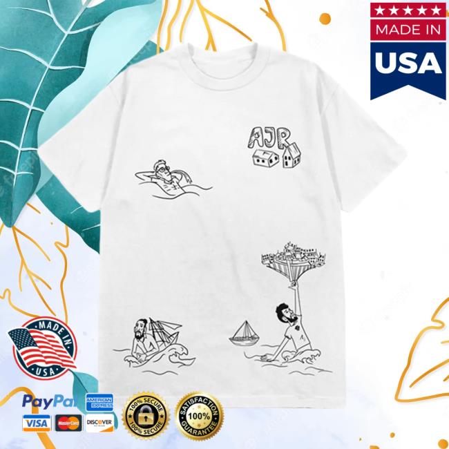 Official Ajr Brothers Doodle 2023 Tour Tee Shirt