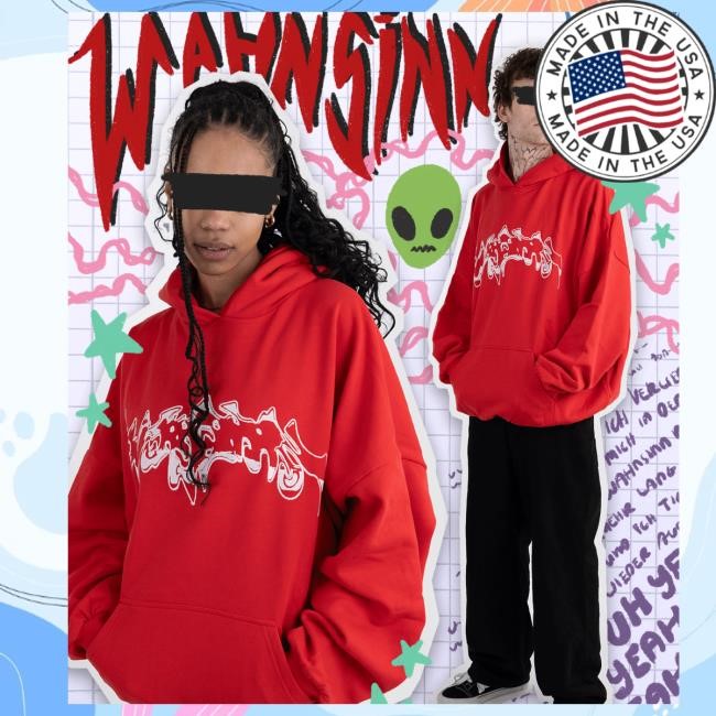 Official Taddl Mech Shop - Wahnsinn Red Sweartshirt Hoodie