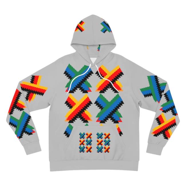 Official Signshirtz Clothing Merch Jagged X Design - Gray Large AOP Tee Shirt 3D All Over Print