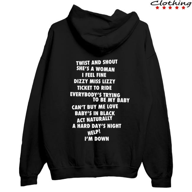 Classic Venue Shea Stadium Anniversary Hoodie The Beatles