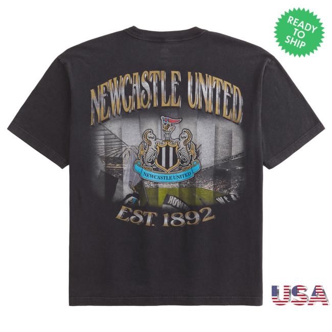 Official Hollister Shop Newcastle United F.C. Graphic New Shirt HollisterCO