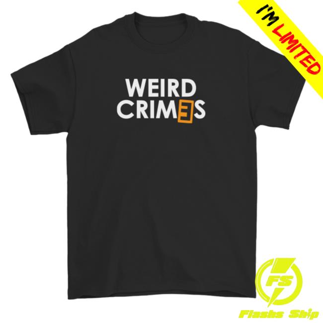 Official Weird Crimes Merch Weird Crimes Logo Black T Shirts