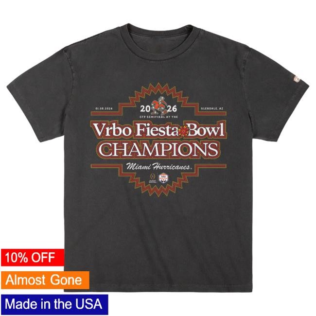 Glendale Victory Miami Hurricanes NCAA Football NCAA Trophy Tee 2026 Homefield Apparel Miami Hurricanes NCAA Football NCAA Champs Tee