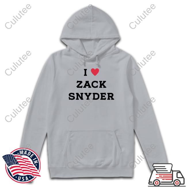 I Love Zack Snyder Shirt