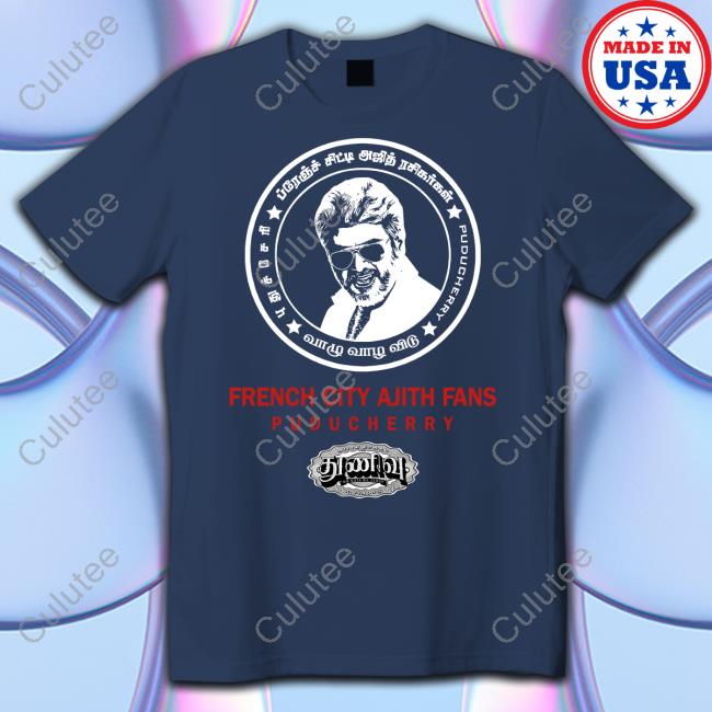 French City Ajith Fans Puducherry Tee Shirt