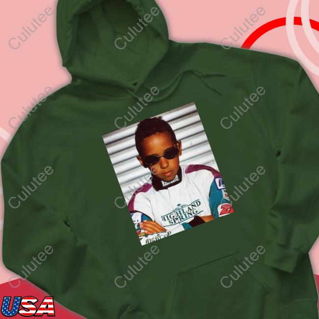 Official Ntwrk Lewis Hamilton As A Young Kid Shirt