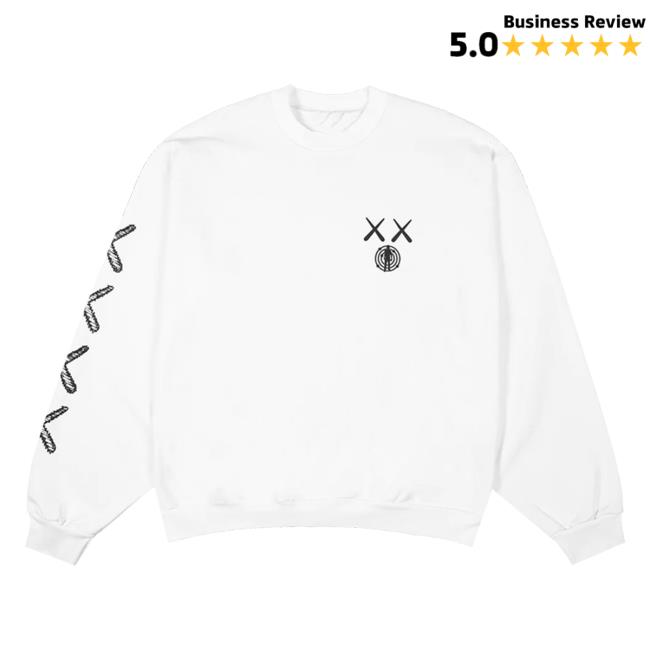 Official Kid Cudi Merch Store The Chosen One Kaws For Insano Hoodie White