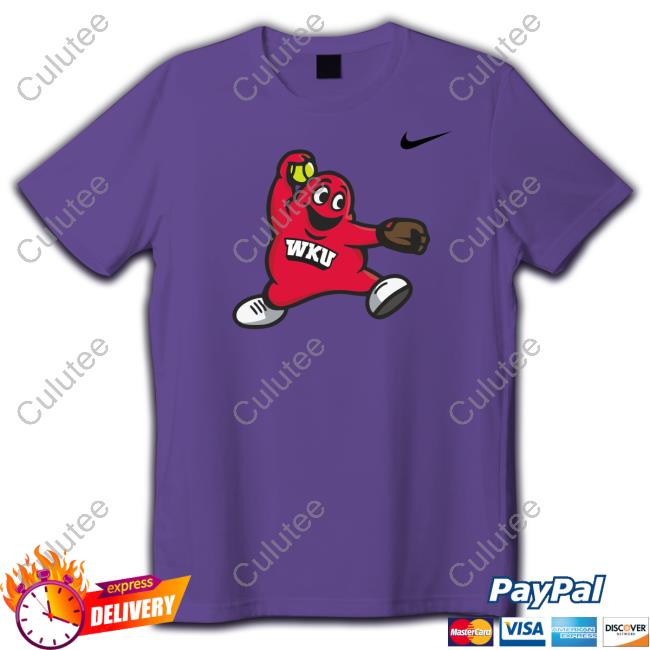 Official Western Kentucky Big Red Long Sleeve Tee Western Kentucky Big Red Sweatshirt WKU Softball