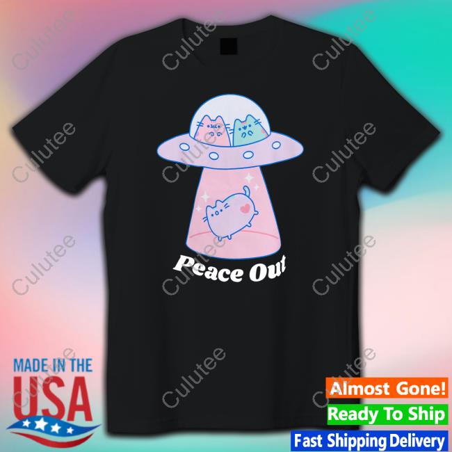 Pusheen Shop Pastel Pusheen Peace Out Long Sleeve T Shirt