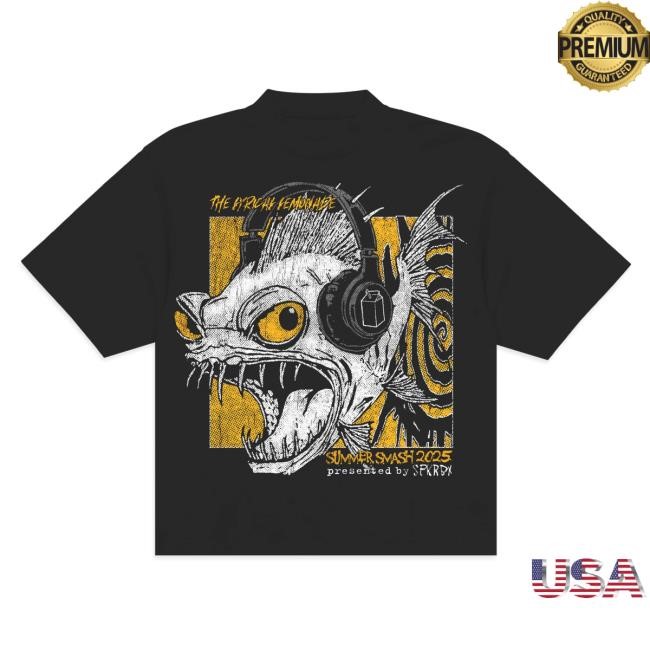 Official The Summer Smash Fishphones Shirt (Black)