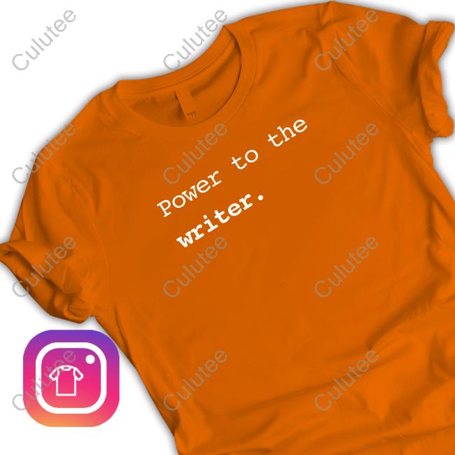 Official Power To The Writer Long Sleeve Tee