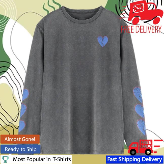 Official Kallmekris Clothing Duct Taped Heart Long Sleeve Top Shirt Kall Me Kris Merch