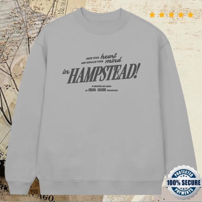 Official Ariana Grande Merch Store Hampstead Sweatshirt (Grey) ArianaGrande