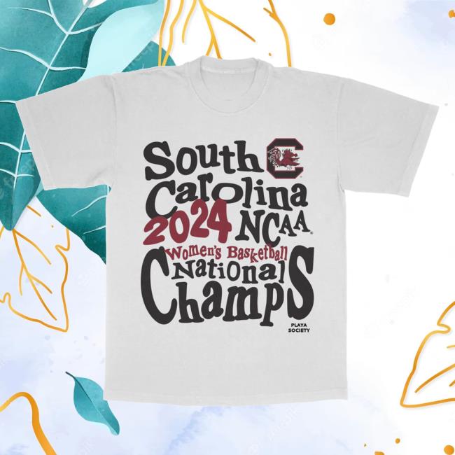 Official Playa Society 2023 South Carolina Ncaa Champs Top Shirt