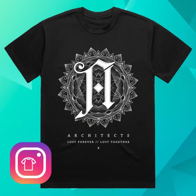 Architects Merch Store | Lost Forever // Lost Together Black Tees