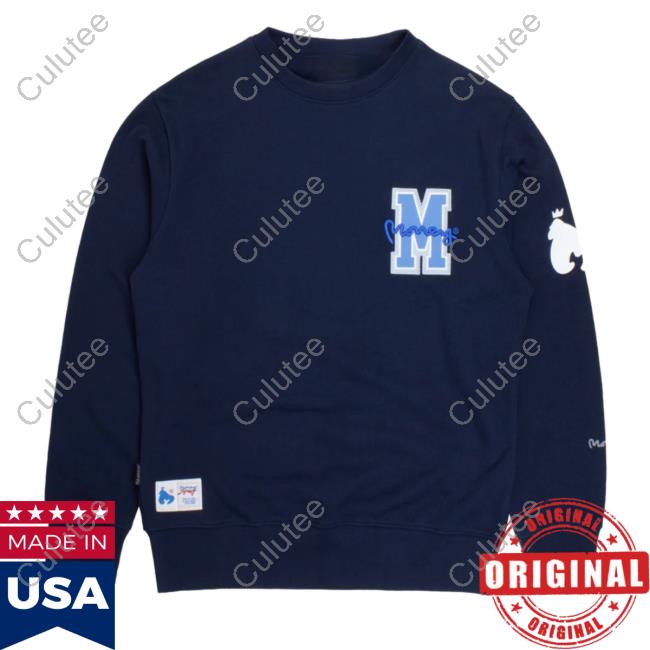 Official Money Clothing Big M Sweatshirts Navy