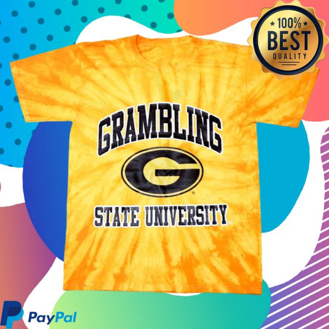 Official Dicks Sporting Goods Tones Of Melanin Grambing State Tigers Gold Tie Dye Tee Shirt Tie-Dye Dickssportinggoods