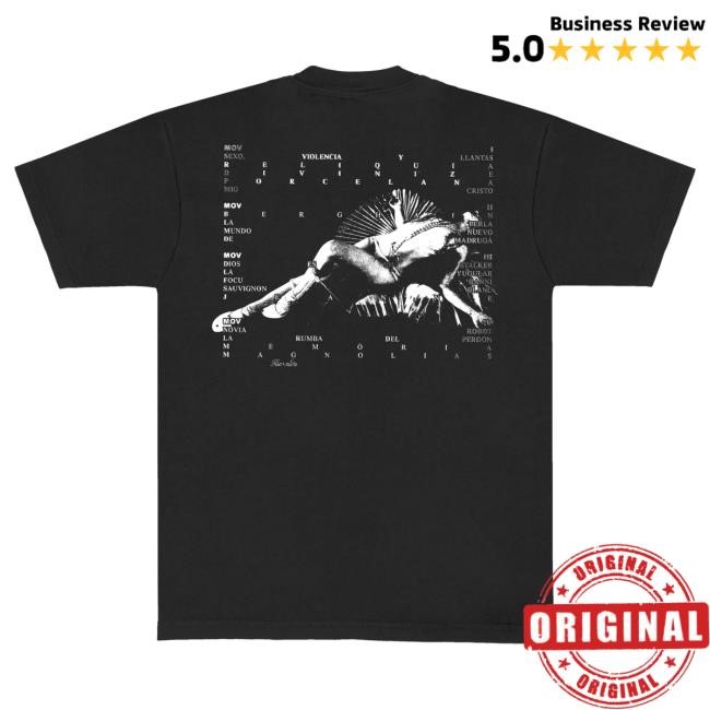 Official Rosalia Merch Store LUX Tracklist New Shirt