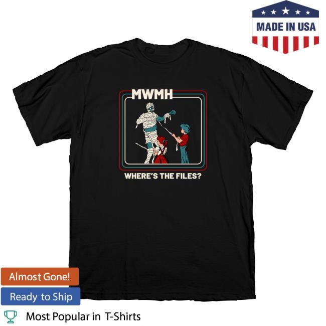 Murder With My Husband Where's The Files T-Shirt