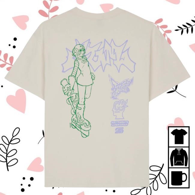 Official Brain Dead Merch Shop Brain Dead x Seg: Jet Set Radio Tees - Natural