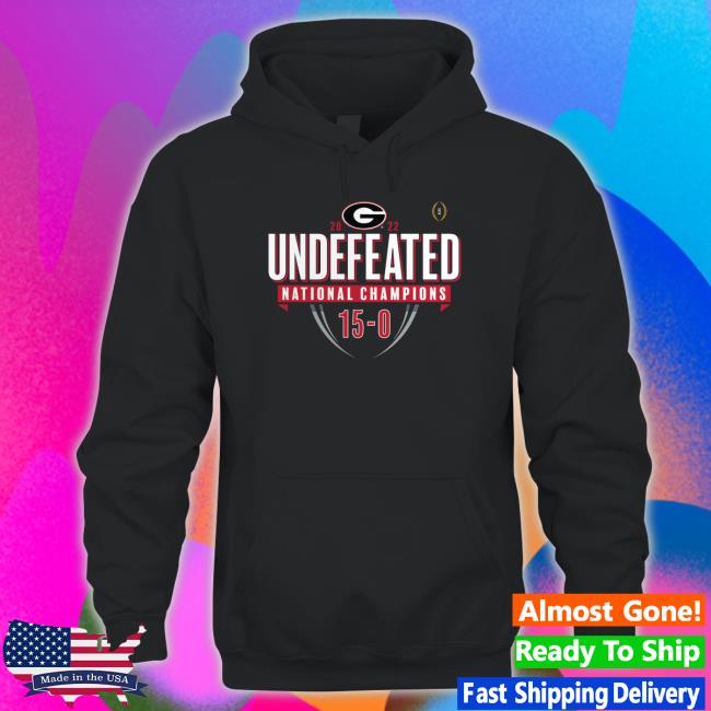 Georgia Bulldogs Fanatics Branded College Football Playoff 2022 National Champions Hometown Undefeated Crewneck Sweatshirt