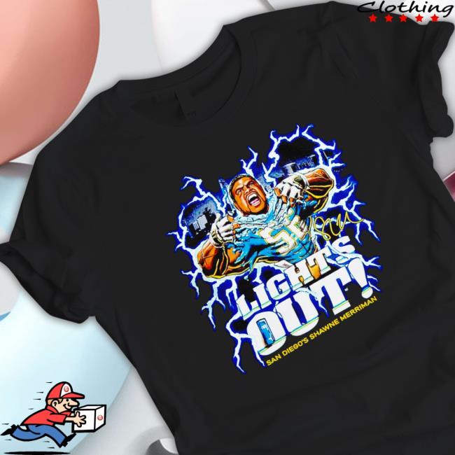 Shawne Merriman Lights Out San Diego Chargers T-shirt