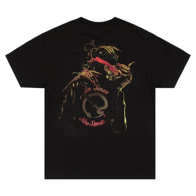 Official Queens Of The Stone Age Qotsa Merch Store In Times New Roman... Cover T-Shirt Queensofthestoneage