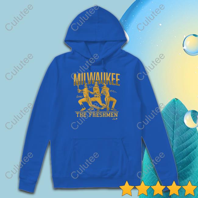 Turang Joey Wiemer & Garrett Mitchell Milwaukee The Freshmen Shirt Navy