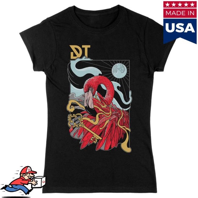 Official Dark Tranquillity Flamingo Girlie Shirt
