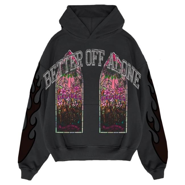 Official A Boogie Wit Da Hoodie Merch Who Decides War Better Off Alone Crewneck