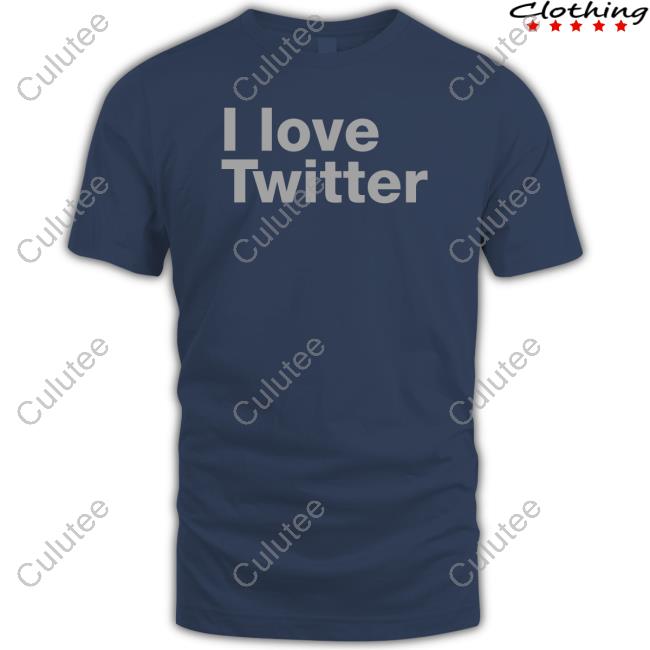 Elon Musk I Love Twitter Tee