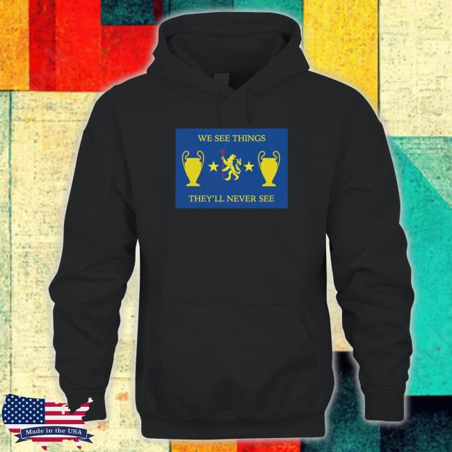 Official Londonis Blue Shop Chelsea Ucl Flag Sweatshirt