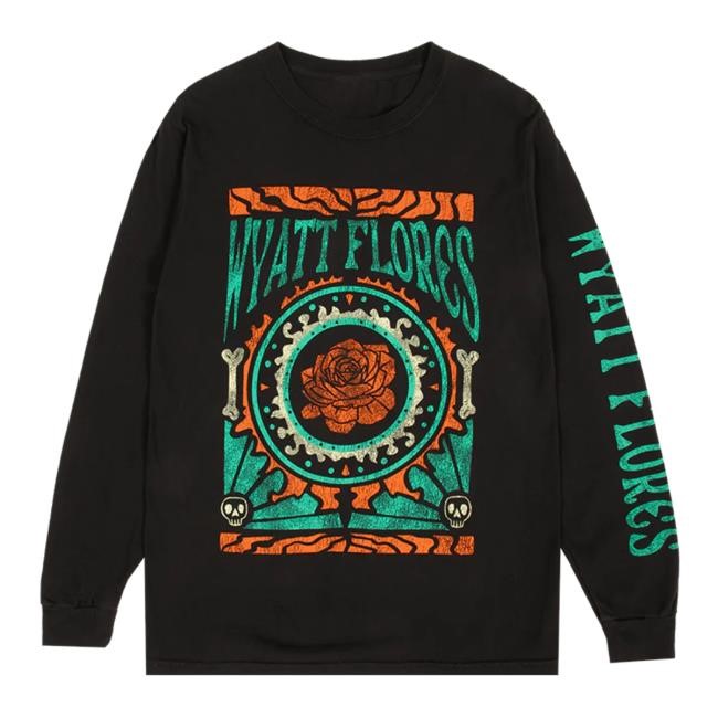 Wyatt Flores Flower Power L/S Shirt – Wyatt Flores Merch Shop