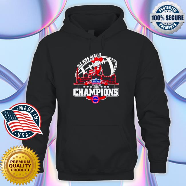 Ole Miss Rebels Logo Allstate Sugar Bowl City 2022 Champions T-Shirt