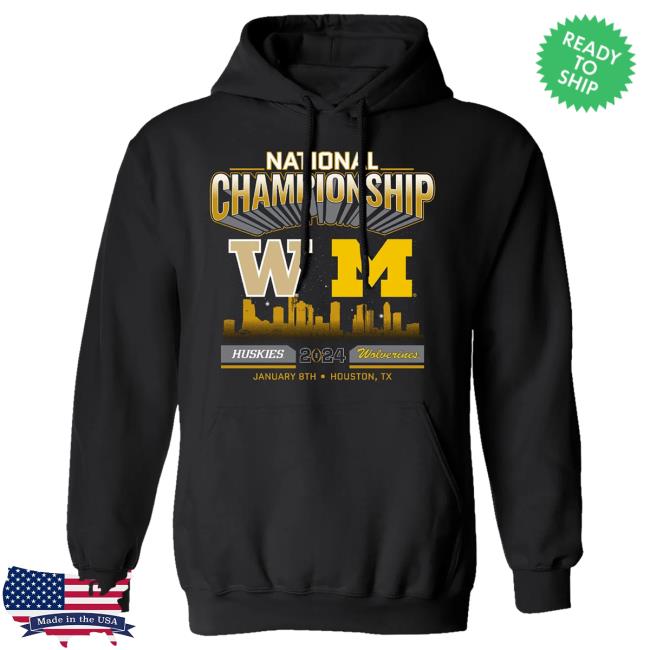 Official College Football Playoff Merch Store Rose Bowl 2024 College Football Playoff 2024 National Championship Game Head To Head SkylinePopover Hoodie Collegefootballplayoff