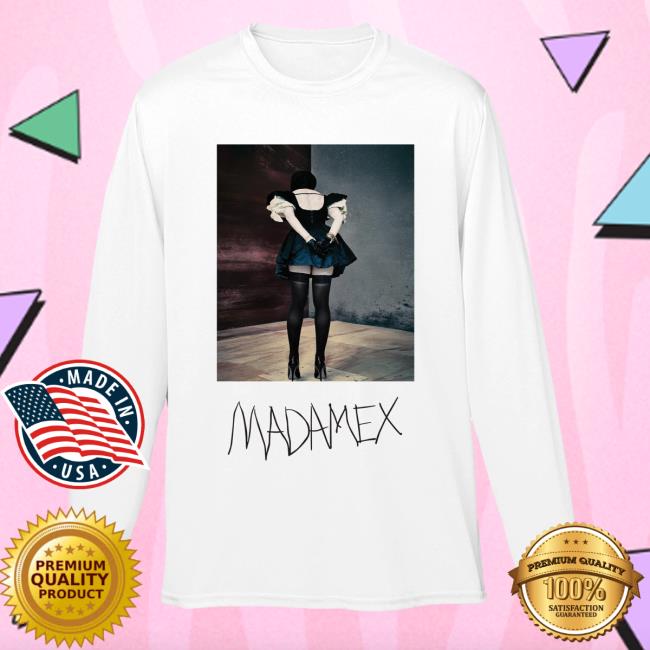Official Madonna Merch Store Madonna Backside Long Sleeve Tee Shirt Madonna Louise Ciccone Clothing Shop