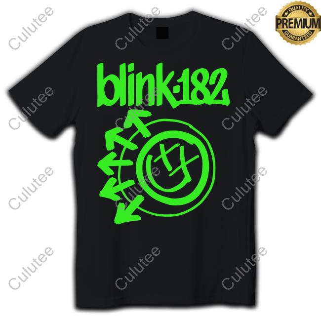 Official Blink-182 Merch One More Time Pink Logo T-Shirt