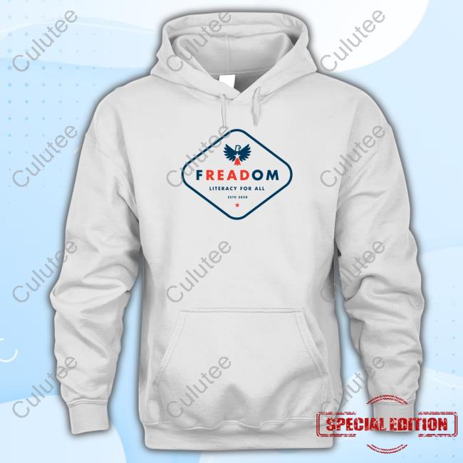 Official Freadom Literacy For All Estd 2020 Tee