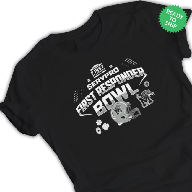Memphis Tigers 2022 First Responders Bowl Bound Long Sleeve Shirt