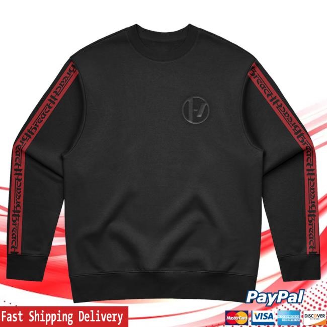 Official Twenty One Pilots Merch Store Breach Jacquard Crewneck Sweatshirt 21 Pilots