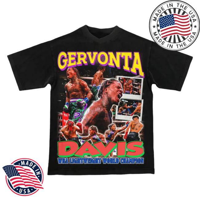 Official Do Not Disturb Clothing Store Shop Dnd By Ferris Wba Lightweight World Champion Gervonta Davis New Shirt Black
