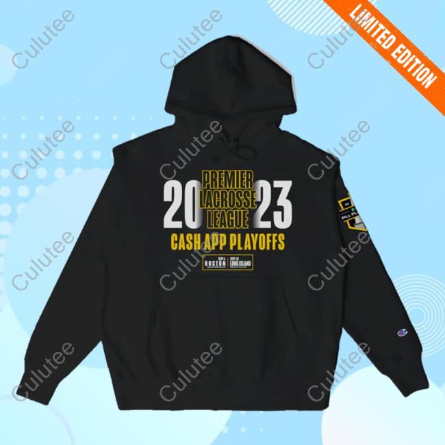Official Premier Lacrosse League Shop Champion Cash App 2023 Playoff Sweaters