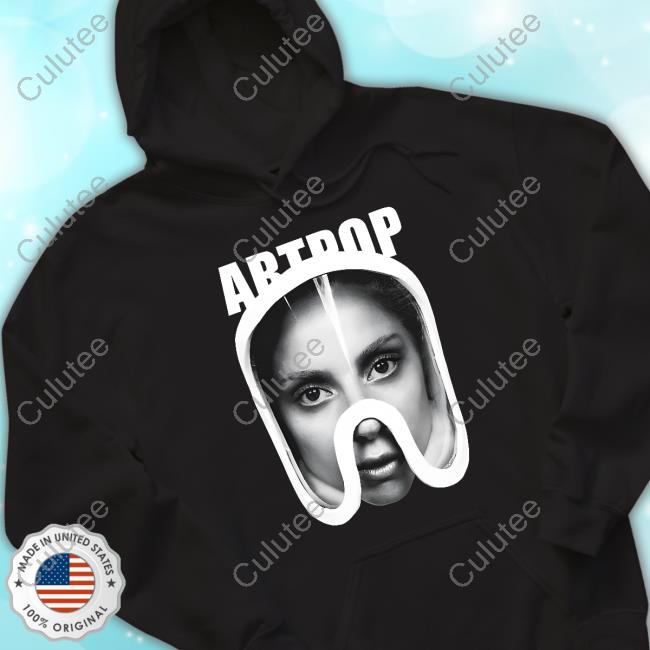 Official Lady Gaga Artpop Mask Black Shirt