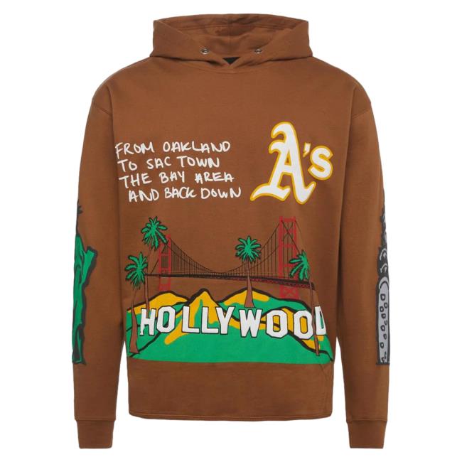 Official Fresh Society Homme + Femme Cali To Nyc Sweatshirt - Chocolate