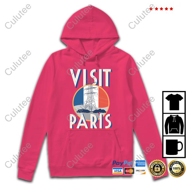 Official Shitheadsteve Merch Visit Paris T Shirt