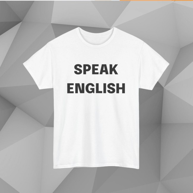 Official Speak English New Tee